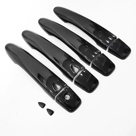 Fit For KICKS 2022 2023 Gloss Black Car Door Handles Cover Trim 8Pcs n