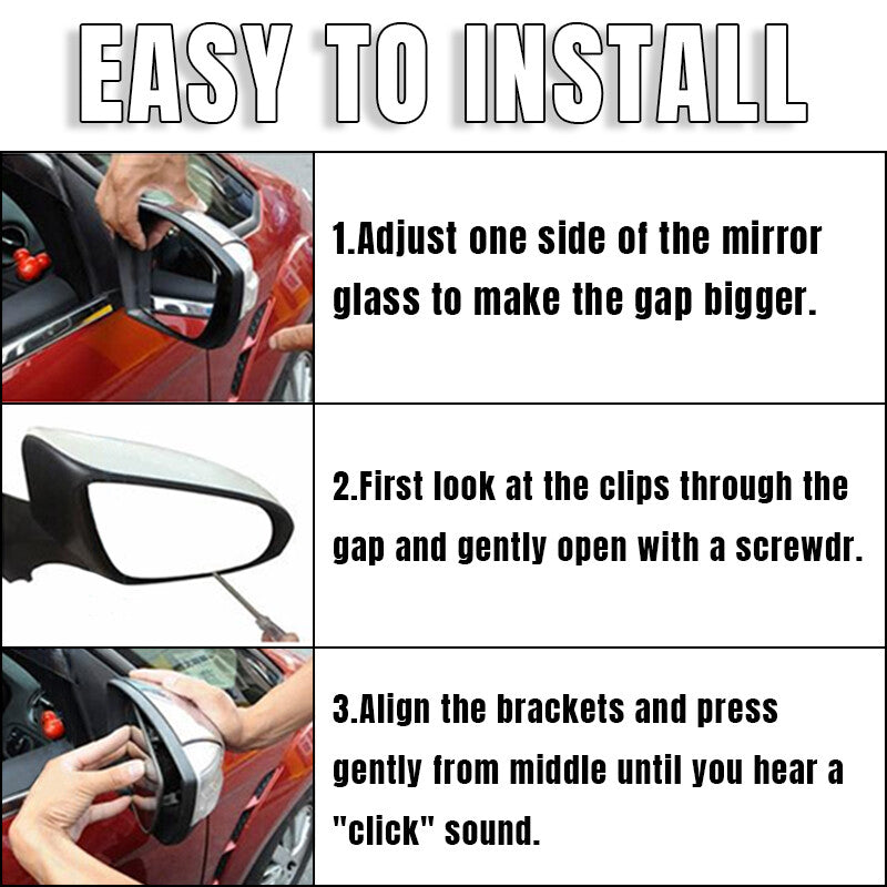 Passenger Side Rearview Mirror Glass With Heated fits for VW for Golf MK7 2013-2018