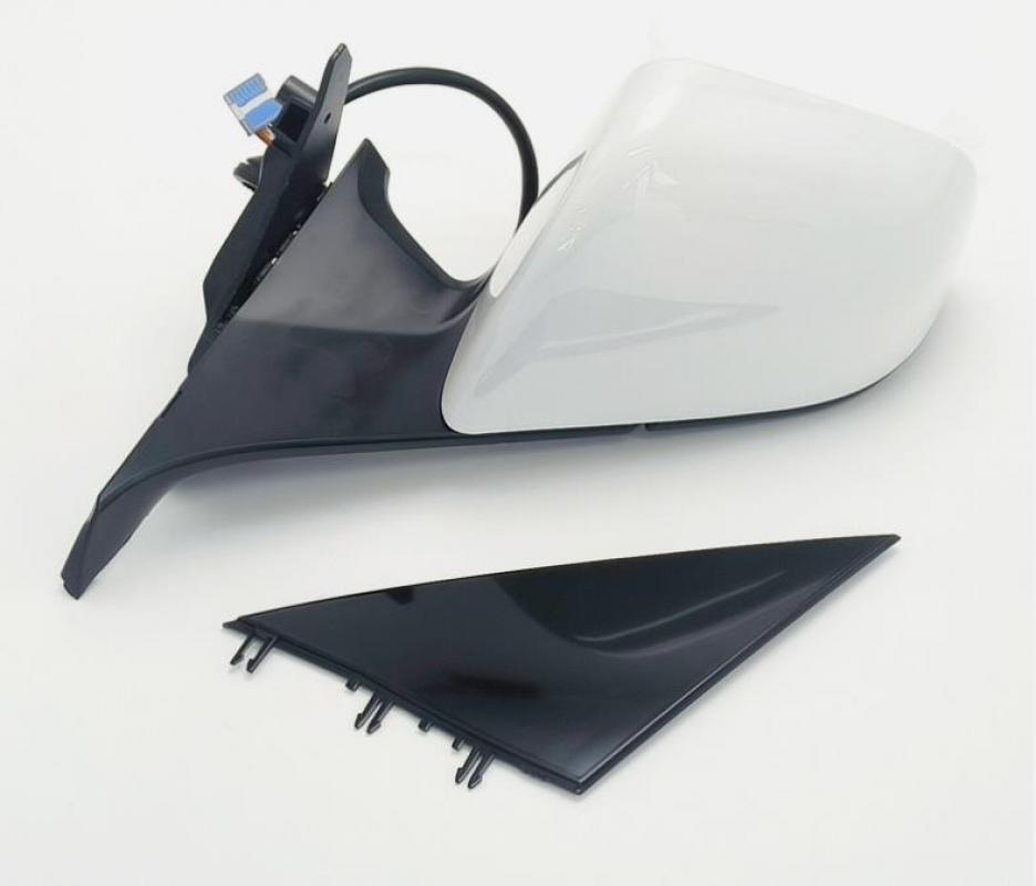 White Left Side Mirror With Anti-Glare for Model Y 2020-2023 1594111-00-C n