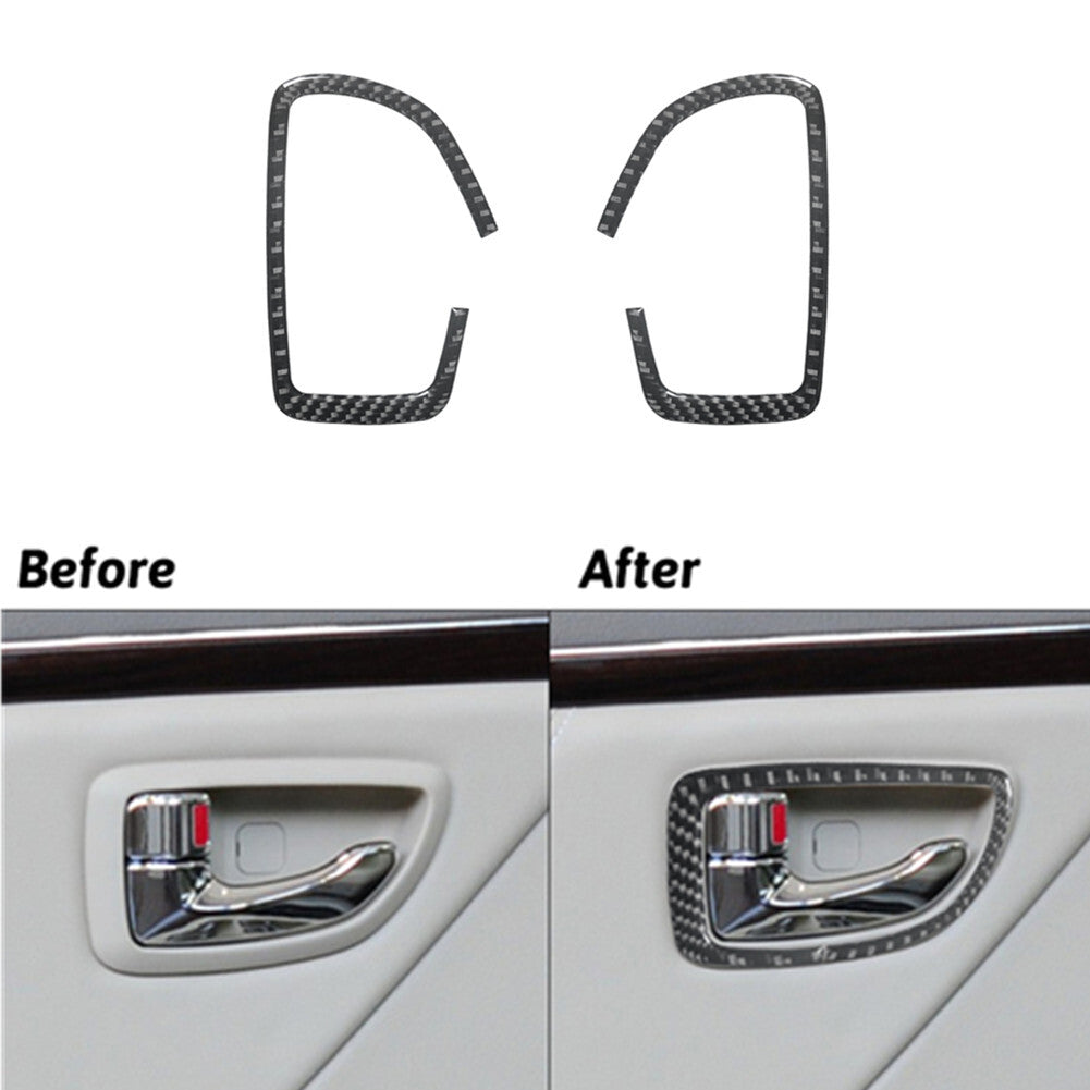 Carbon Fiber Gear Shift Panel H Frame Cover Trim for Jaguar F-PACE XE XF 2016-20 v