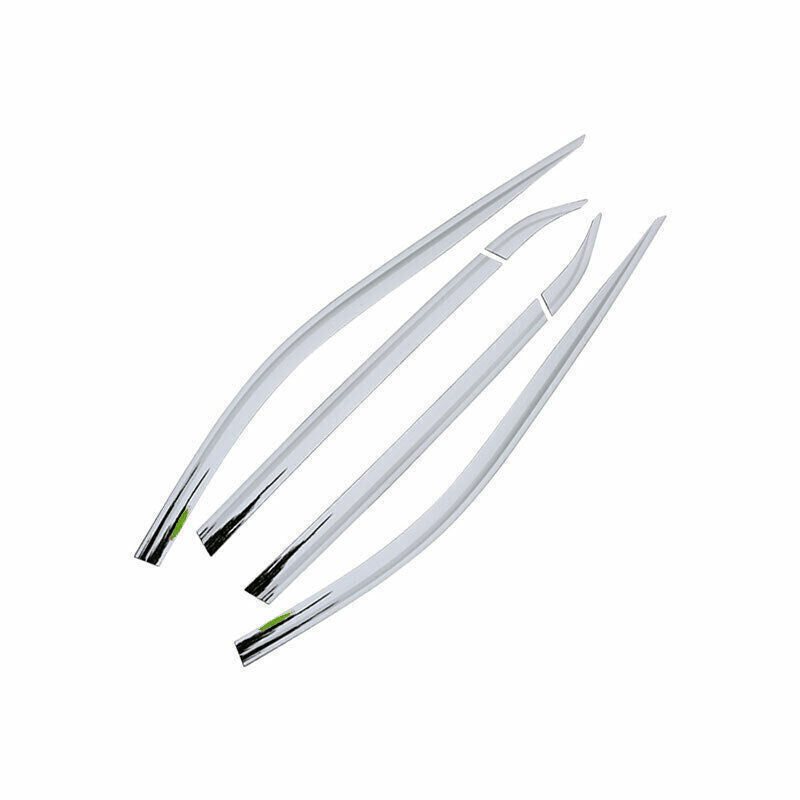 For RAV4 21-2024 Chrome ABS Window Visor Vent Sun Rain Shield Guard 6P B n