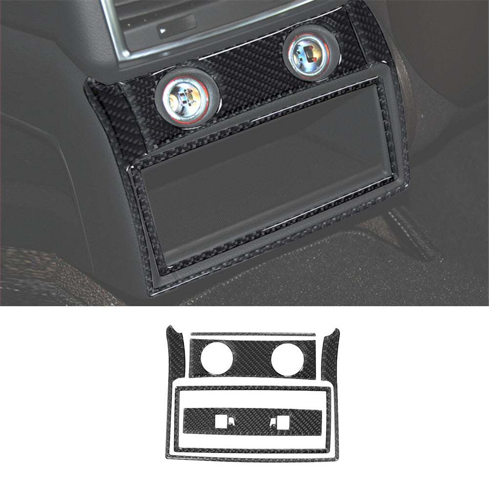 Carbon Fiber Warning Light Frame Cover Trim for Passat 2006-2011 v