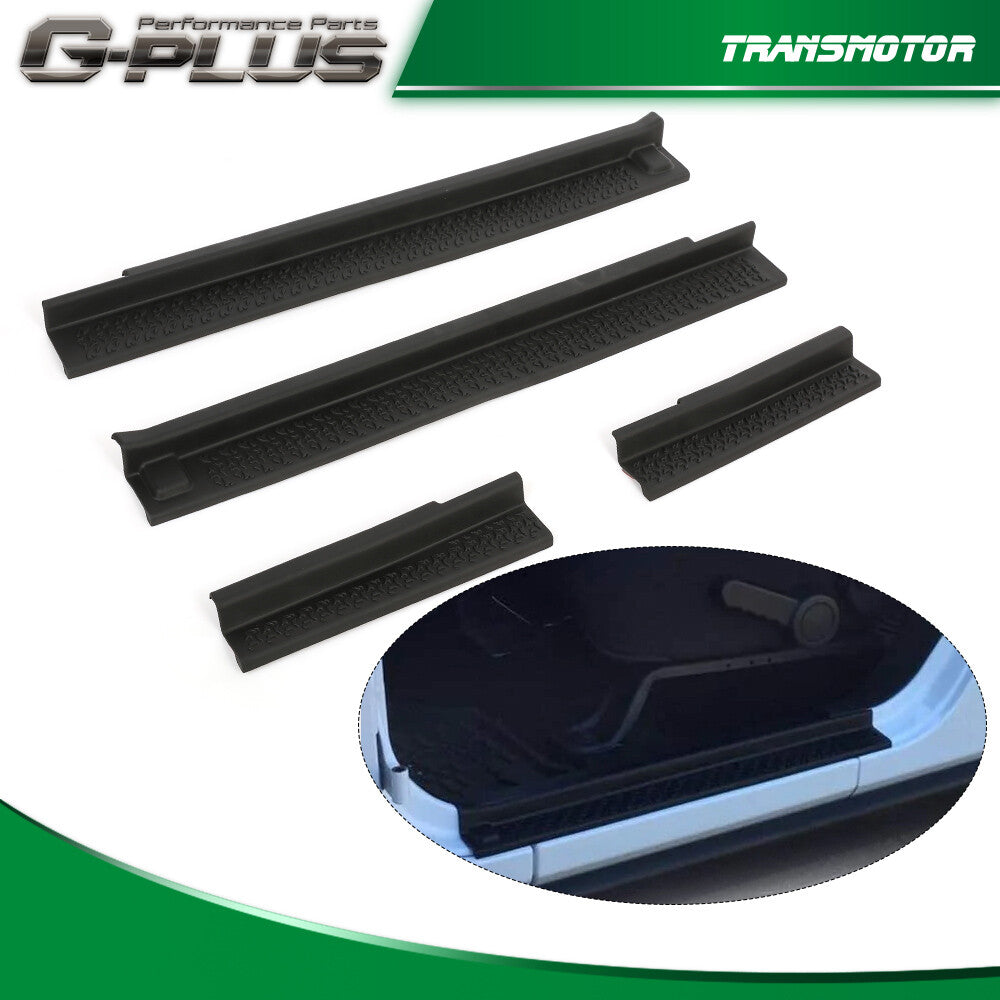 Suitable for 07-18 for Jeep for Wrangler JK 4-Dr front + rear lower door and window entry protection kit