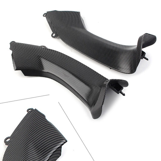 Front Dash Air Intake for Ram Fairing Fit for KAWASAKI ZX-10R 06-07 Carbon Fiber Pattern