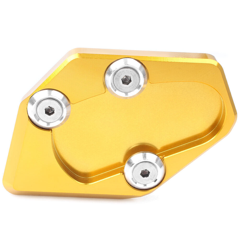 for Yamaha T-MAX 530 2015-16 Gold Kickstand Side Foot Stand Extension Plate Pad Q