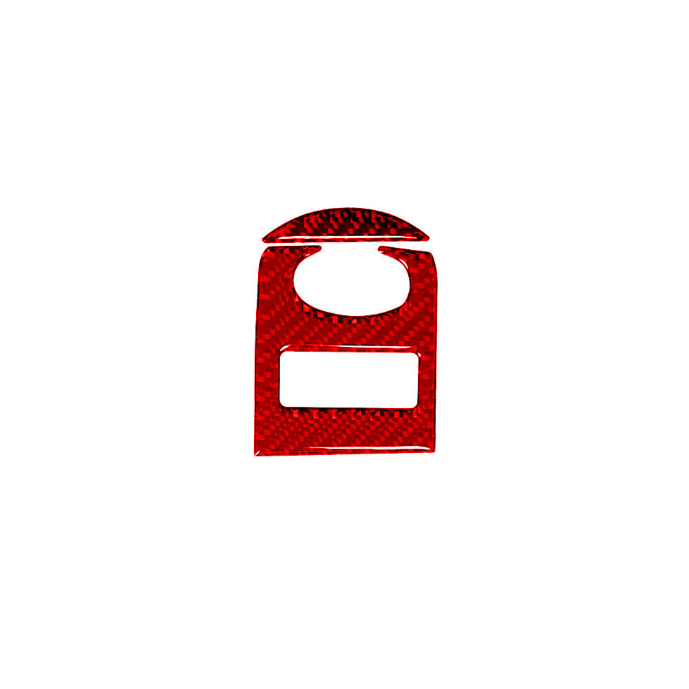 Red Front Door Handle Panel Cover Sticker Carbon Fiber for ACURA TL 2009-2014 v