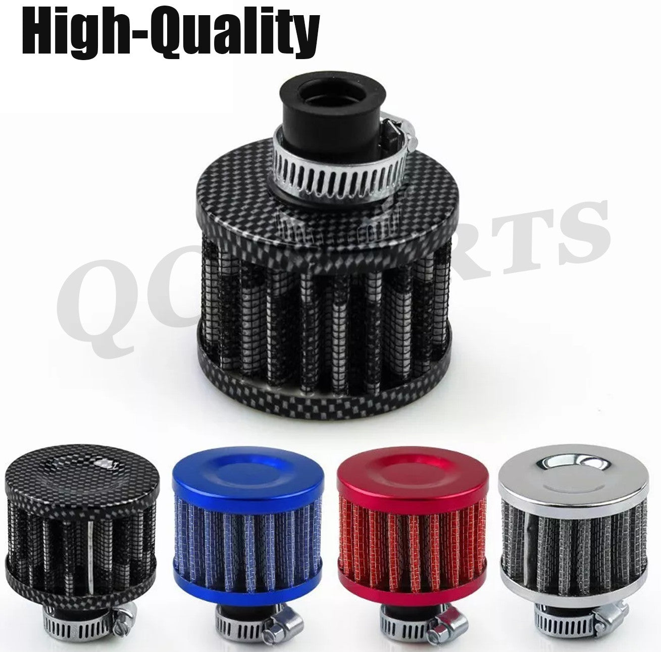 2X 12mm Cold Air Intake Filter Turbo Vent Crankcase Car Breather Valve Cover Q