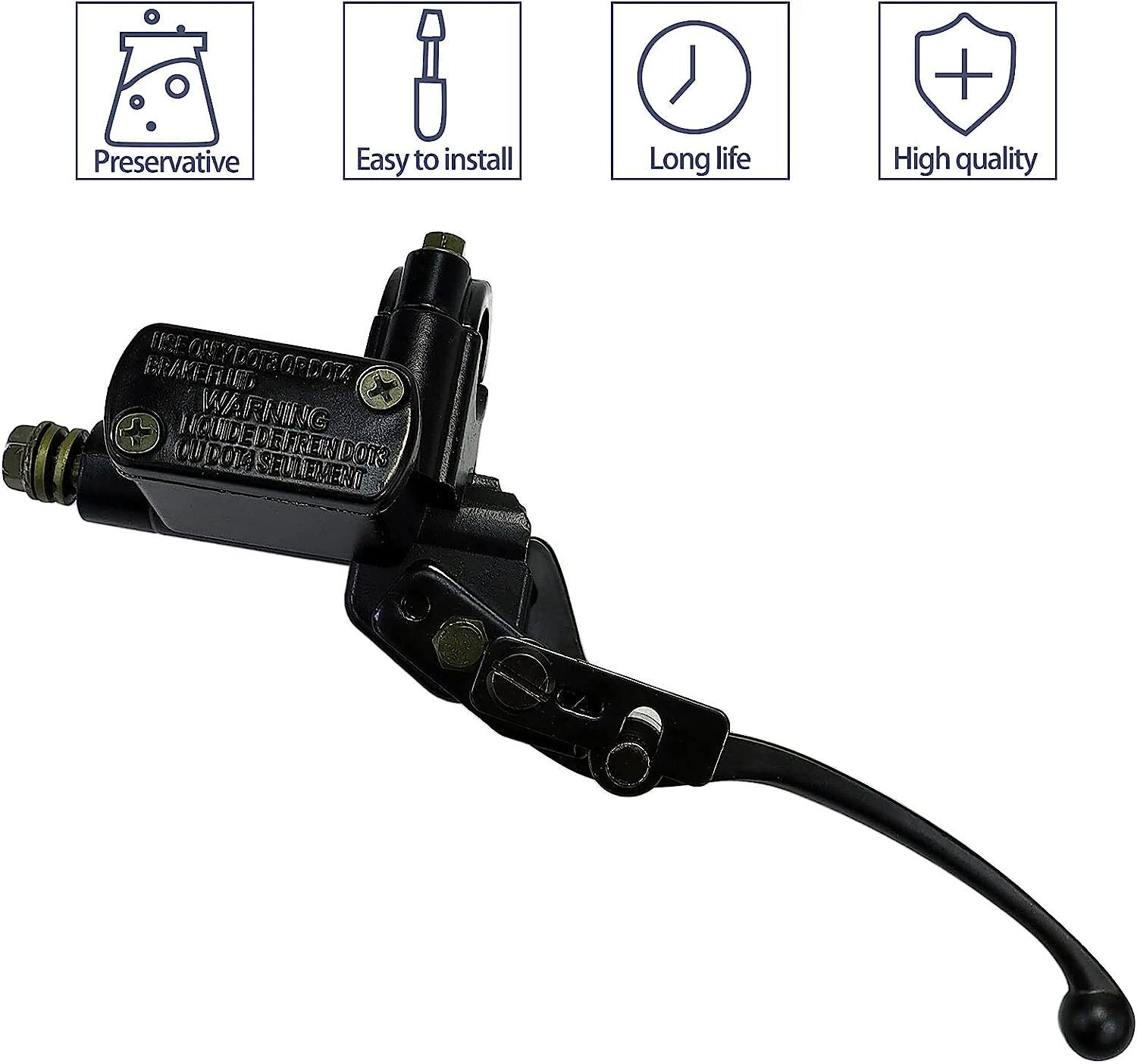 7/8Brake Lever Pump for 50cc 70cc 90cc 110cc 125cc 150c 200cc 250cc GY6 Taotao