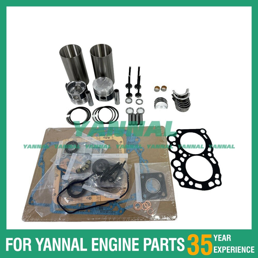 Repair kit with piston ring liner bearing valve gasket for L2C-