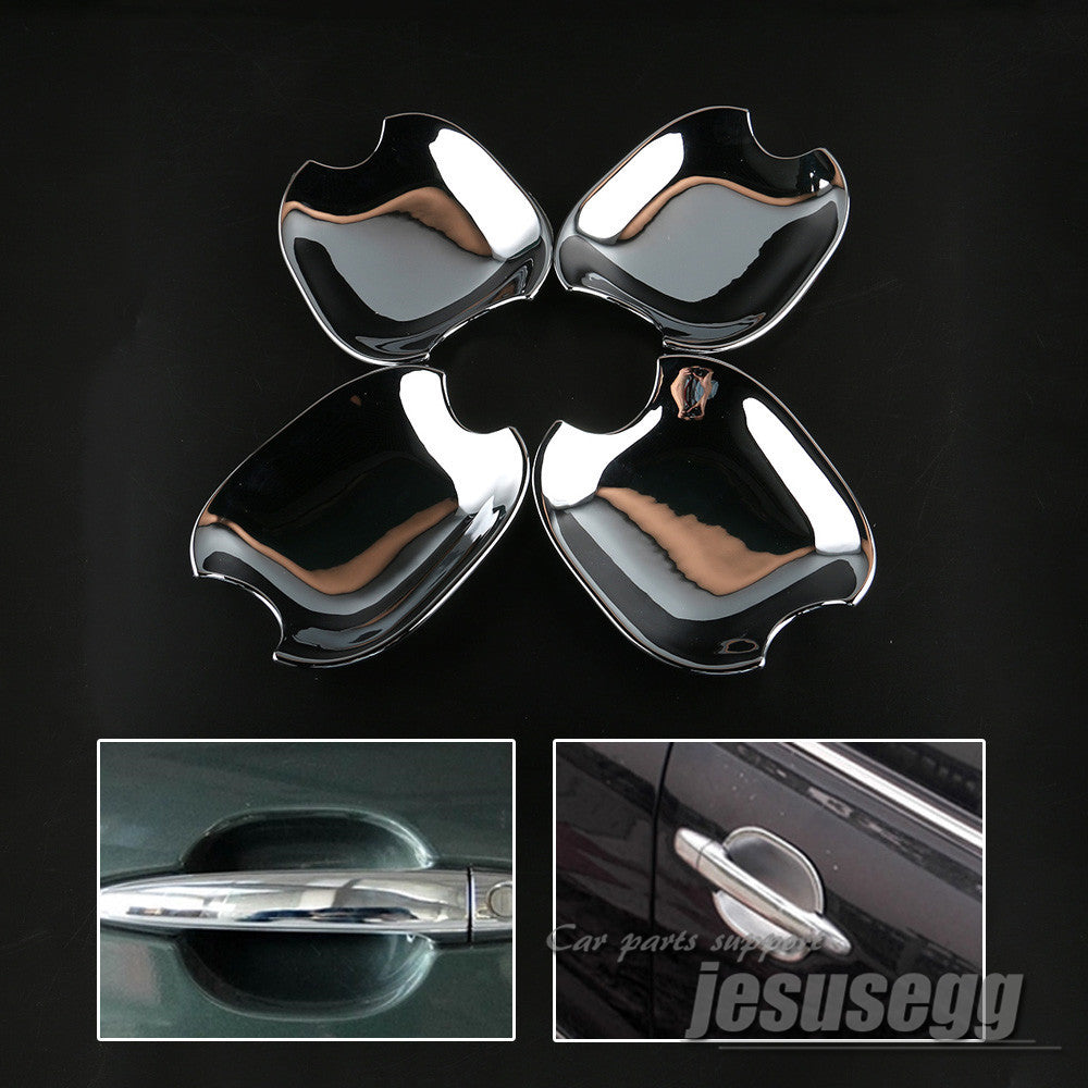 4X Chrome Door Handle Cup Bowl for Toyota for Camry 2006-2011 Highlander 2008-2010