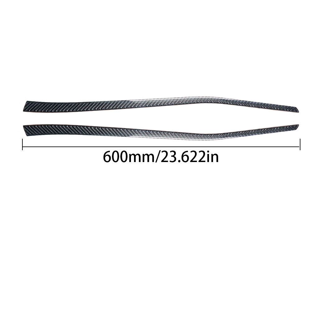 4Pcs Carbon Fiber Interior Door Handle Bowl Cover Trim for Mustang 2009-13 v