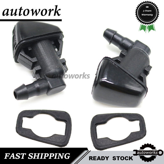 2x Sprayer Windshield Washer Nozzle for 25823360 25823361 8S4Z17603AA 7T4Z17603A