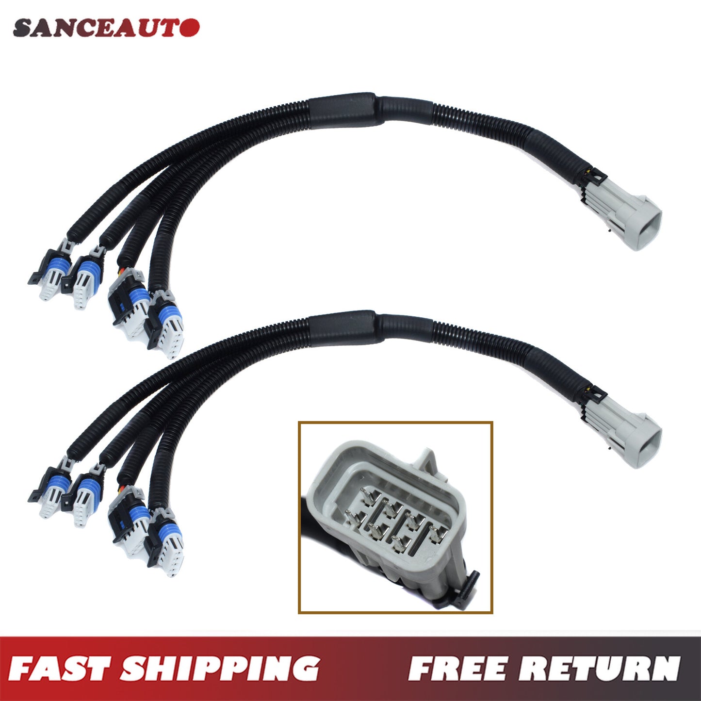 2-Piece Ignition Coil Harness Connector Repositioning Bracket for LQ9, LQ4, LS2, LS7, LSX- n