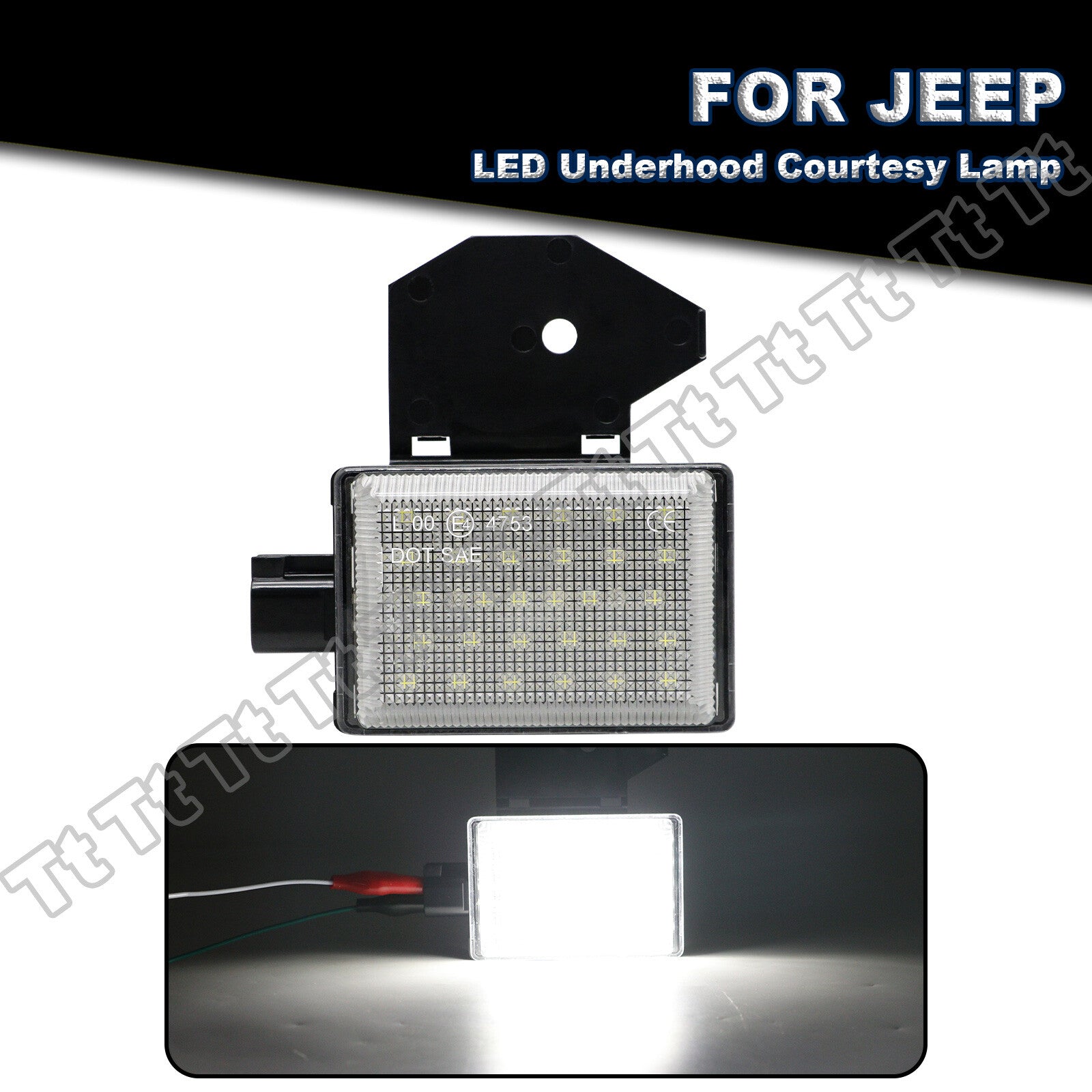 LED bottom cover courtesy light suitable for Grand Cherokee for Chrysler 300 Durango- v