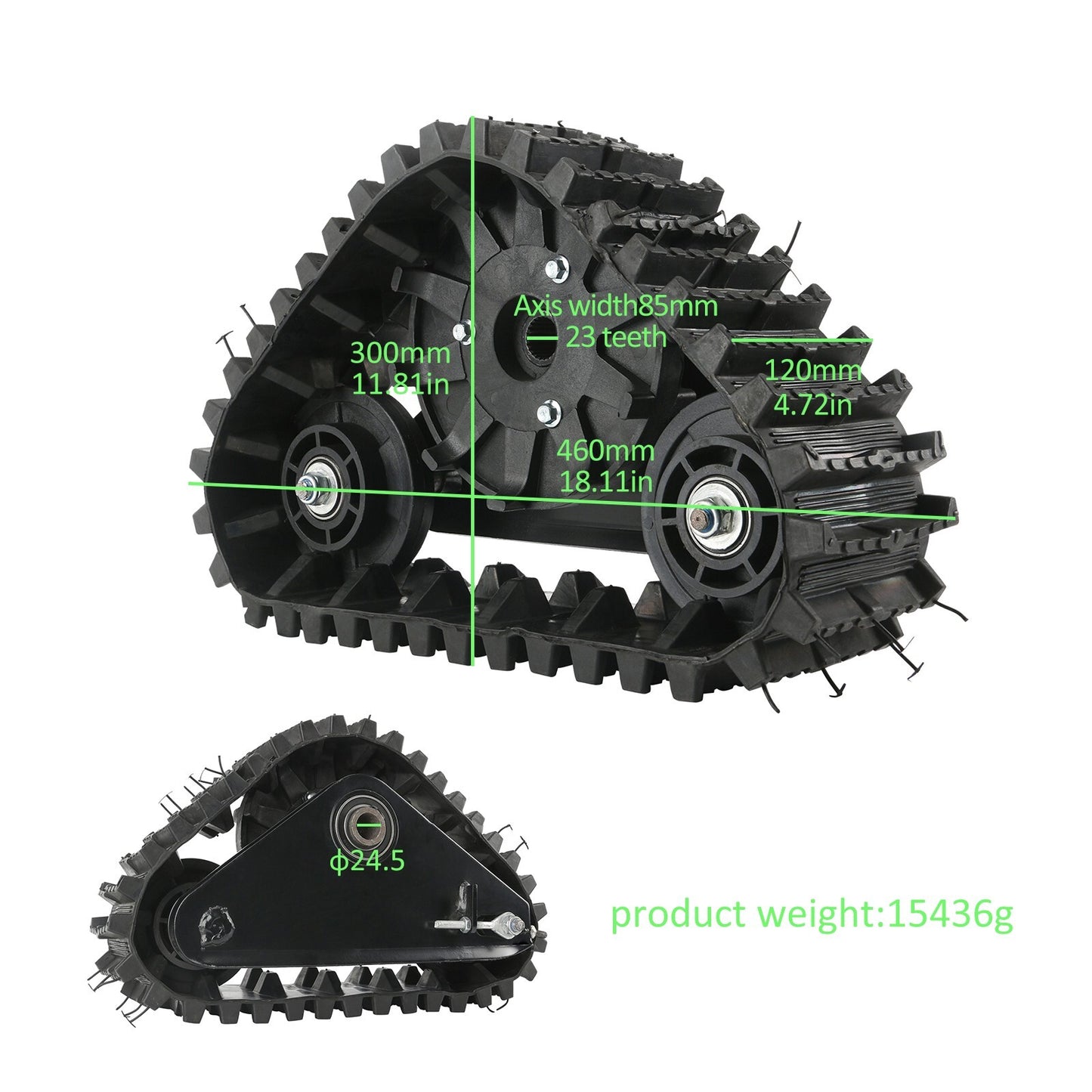 All-terrain vehicle rear wheel off-road vehicle snow track sand snowmobile tracking go-kart track components