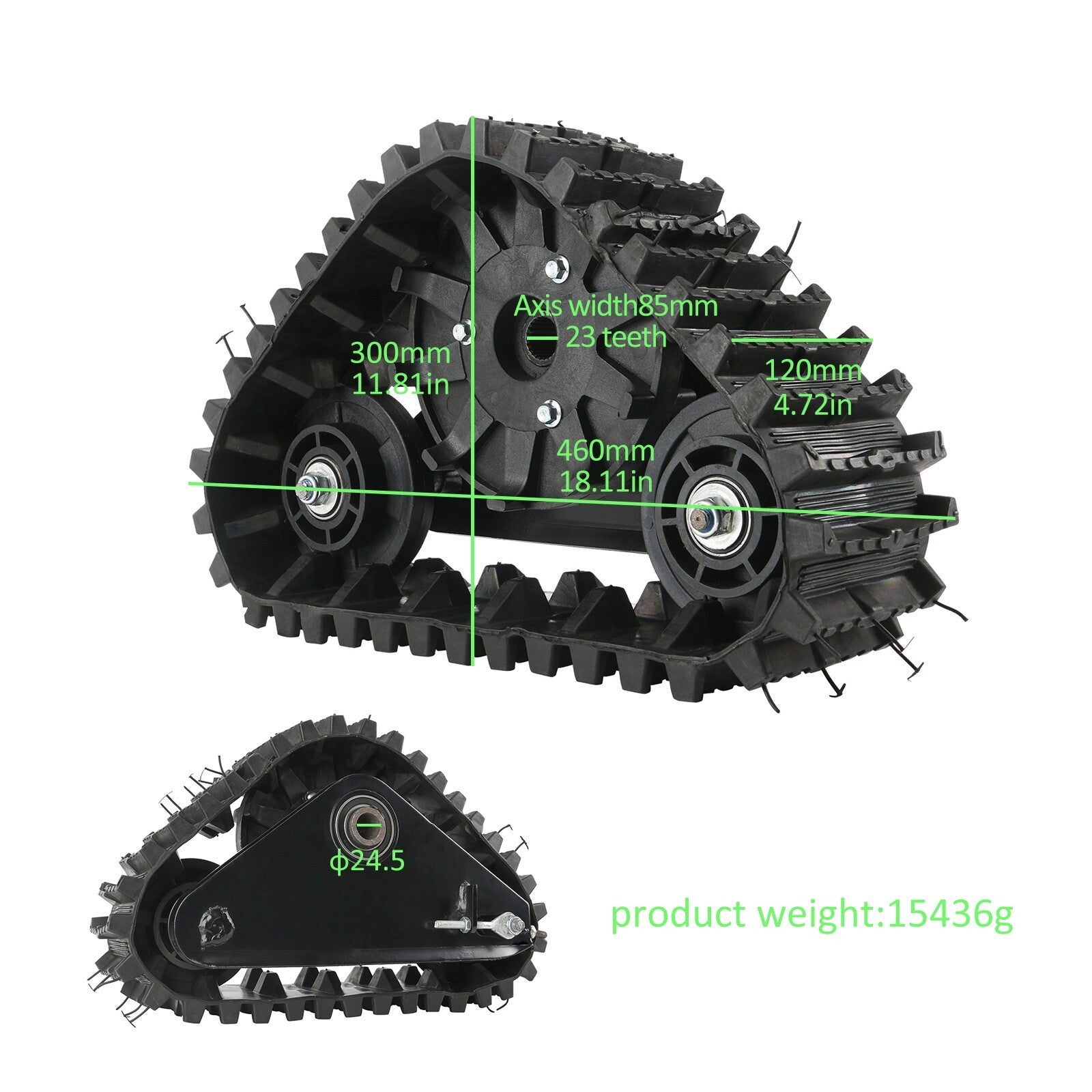 All-terrain vehicle rear wheel off-road vehicle snow track sand snowmobile tracking go-kart track components
