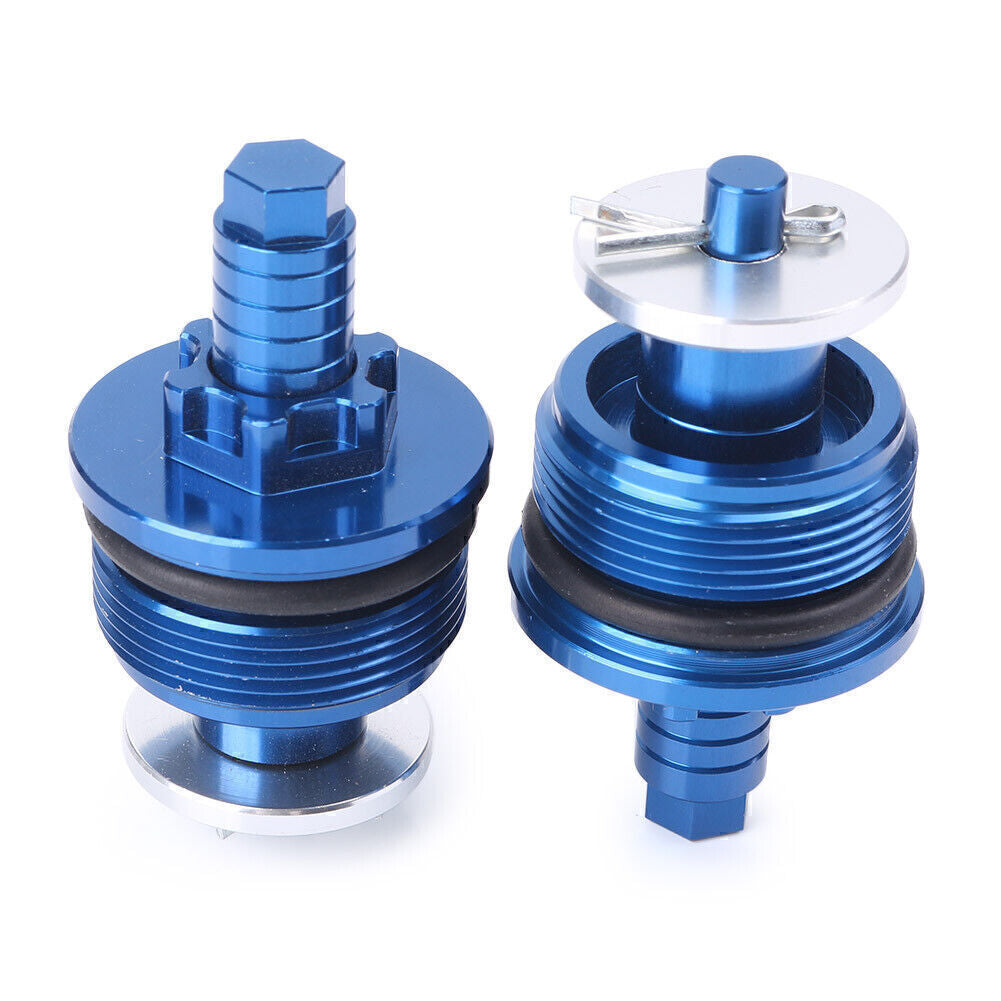 Front Preload Adjusters Fitk Bolts for Honda CBR250R BLUE