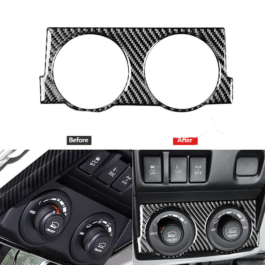 Carbon Fiber Inner Gear Shiter Panel Cover Trim for Alfa Romeo Giulia 2017-2019 v