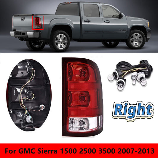 Right Side Rear Tail Light Brake Lamp for GMC for Sierra 1500 2500 3500 2007-2013 v
