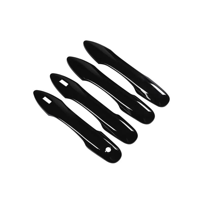 Black Before&After Car Door Handles Cover Trim for Corolla 2019-2023 v