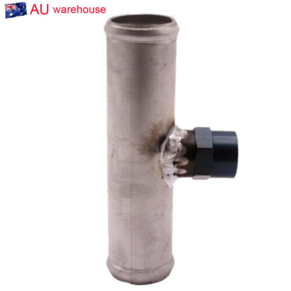1Ps Aluminum 150mm Long 1.5 38mm Car Inline Temp Sensor W/ 1/2 NPT Sensor Hole n
