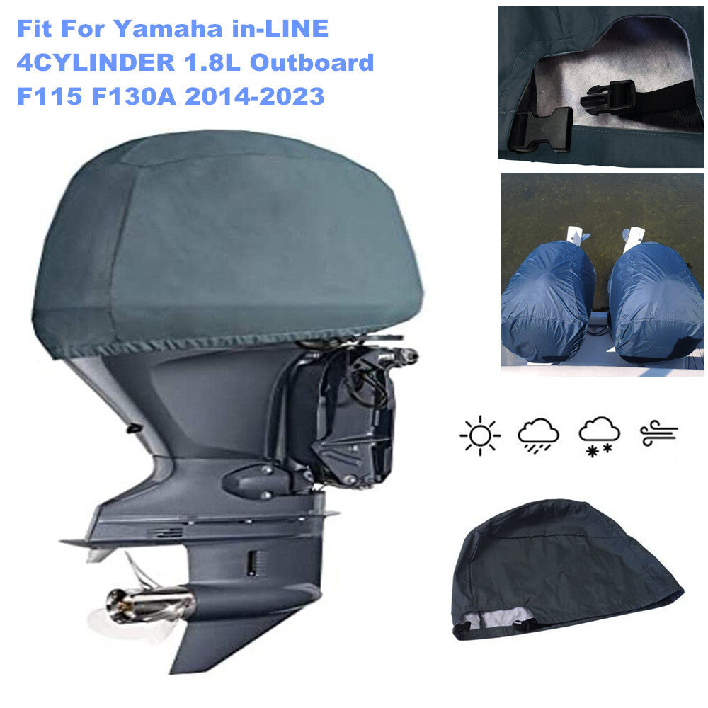Storage cover fits for Yamaha Online 4 Cylinder 1.8L outboard motor F115 F130A 14-23