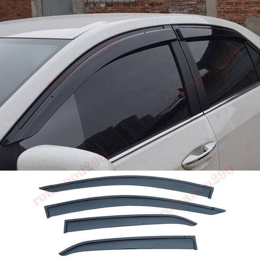 for Toyota for Corolla 2014-2018 Smoke Window Visors Sun Rain Guard Vent Deflectors