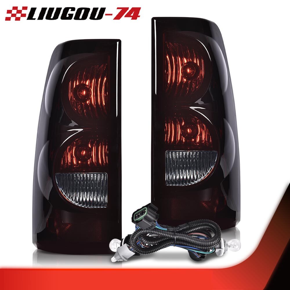 Suitable for 03-06 Silverado Taillight Smoke Brake Lamp Left+Right Belt Wiring- v