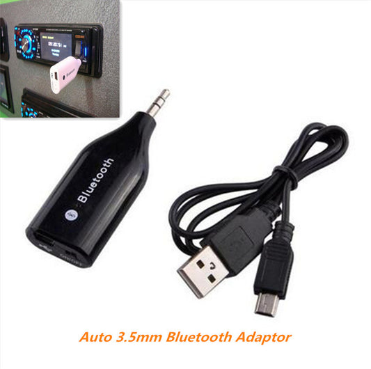 Car Stereo Audio Music Receiver Adapter Wireless Bluetooth AUX Phone Hands