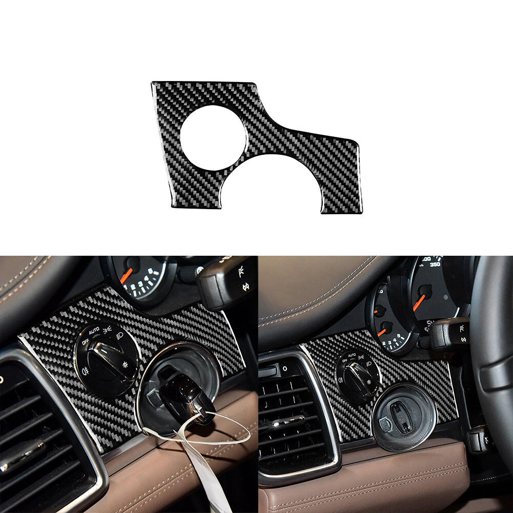 Red Carbon Fiber Inner Door Handle Cover Trim for Lexus RC300 350 200T 2015-2020 v