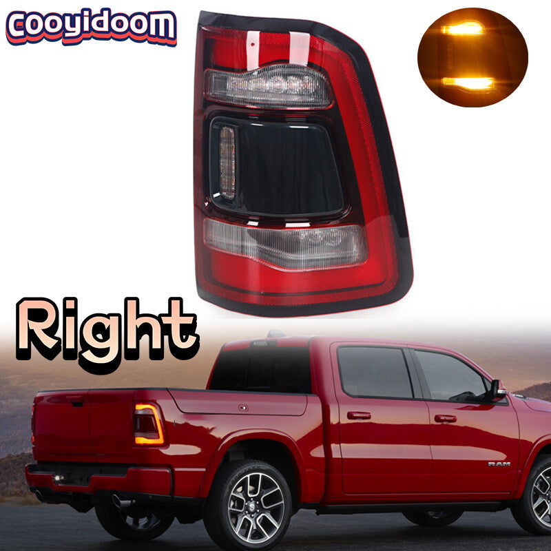 Right Side LED Tail Light Rear Brake Stop Lamp for Dodge for RAM 1500 2019-2022