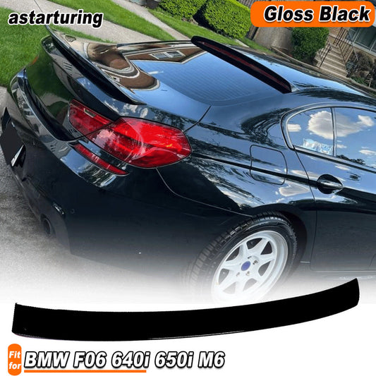 Gloss Black Rear Roof Spoiler Top Wing Fit for BMW 640i 650i M6 Gran Coupe 12UP