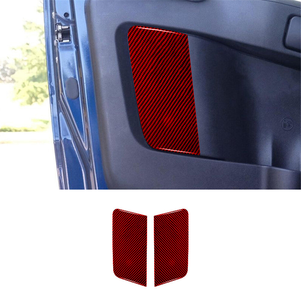 Carbon Fiber Interior Gear Shift Panel Cover Trim for Hyundai for Elantra 2016-2018 v