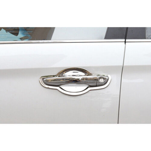 for Hyundai for Elantra 2017-2020 Silver ABS Car Outer Door Bowl Molding Cover Trims
