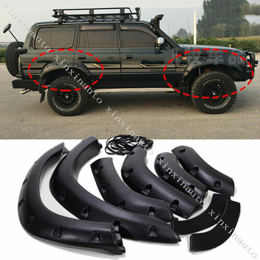 for Toyota for Land Cruiser LC/FJ80 1991-97 Fender Flares Wheel Arches Wide body 6x