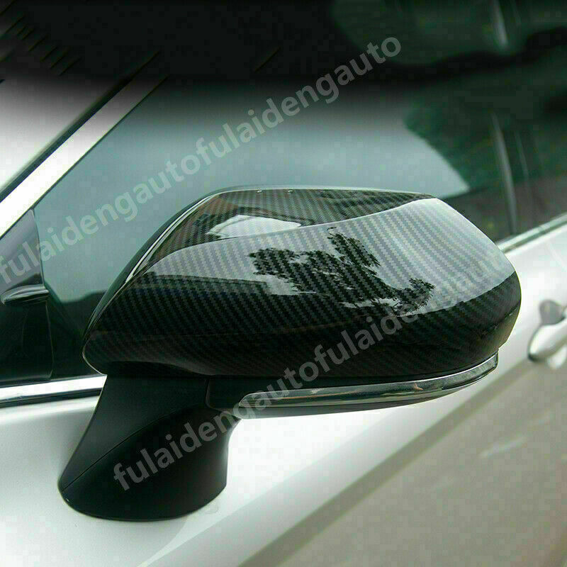 for Toyota for Camry 2018-2023 Carbon Fiber ABS Exterior RearView Mirror Cover trim