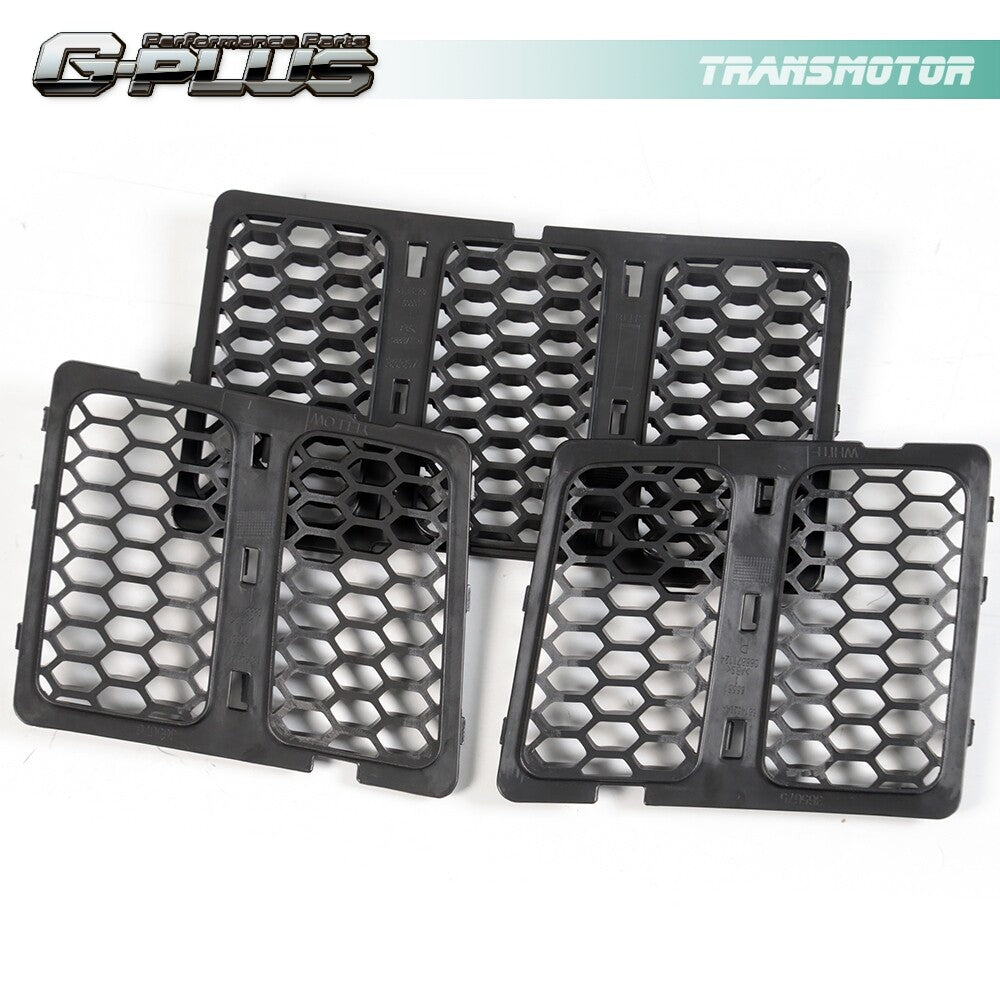 Fits 14-16 for Jeep Grand Cherokee Front Grille Insert Mesh Honeycomb Cover - v