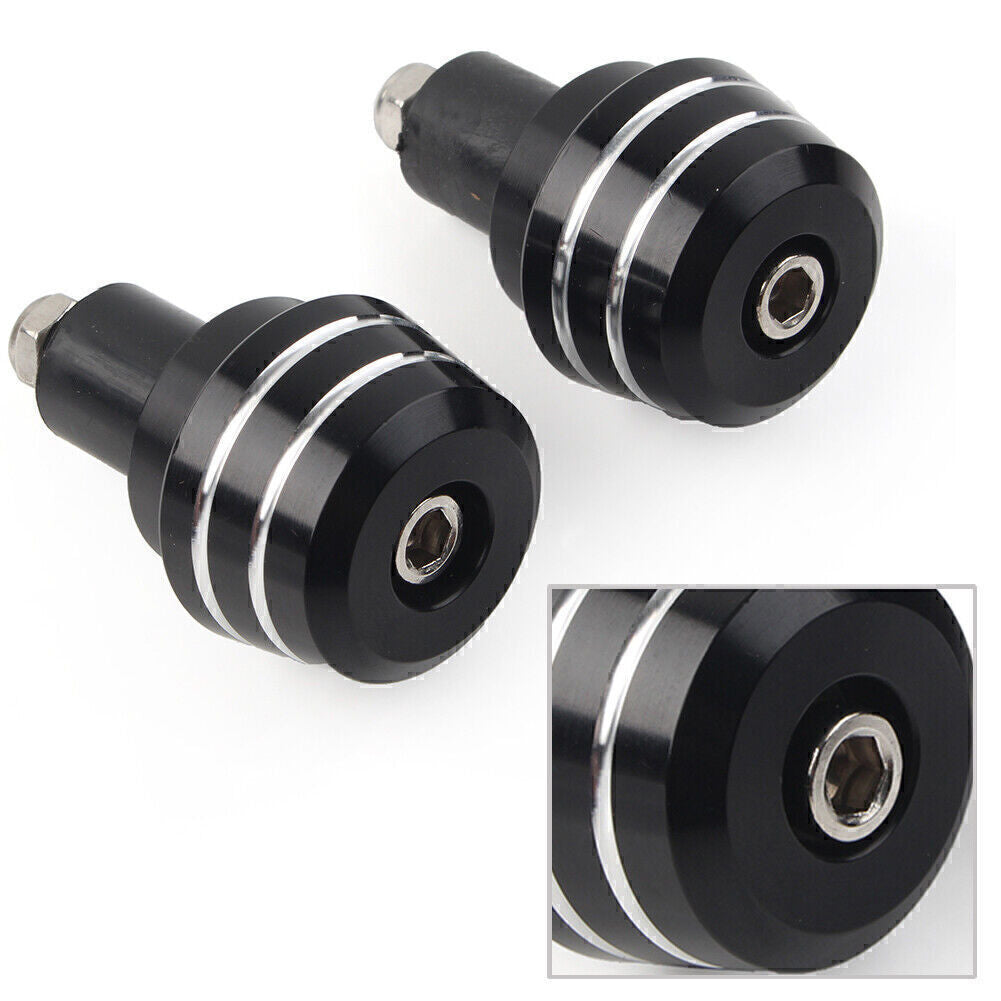 Fit for Yamaha NMAX 125 150 155 CNC Black Handle Bar Ends Vibration Reducing Plugs Q