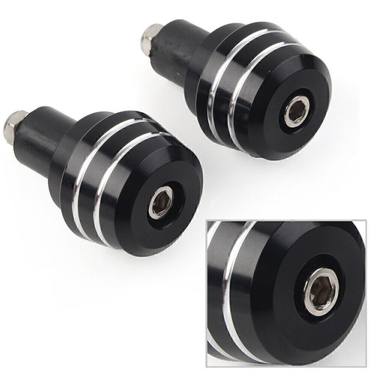 Fit for Yamaha NMAX 125 150 155 CNC Black Handle Bar Ends Vibration Reducing Plugs Q