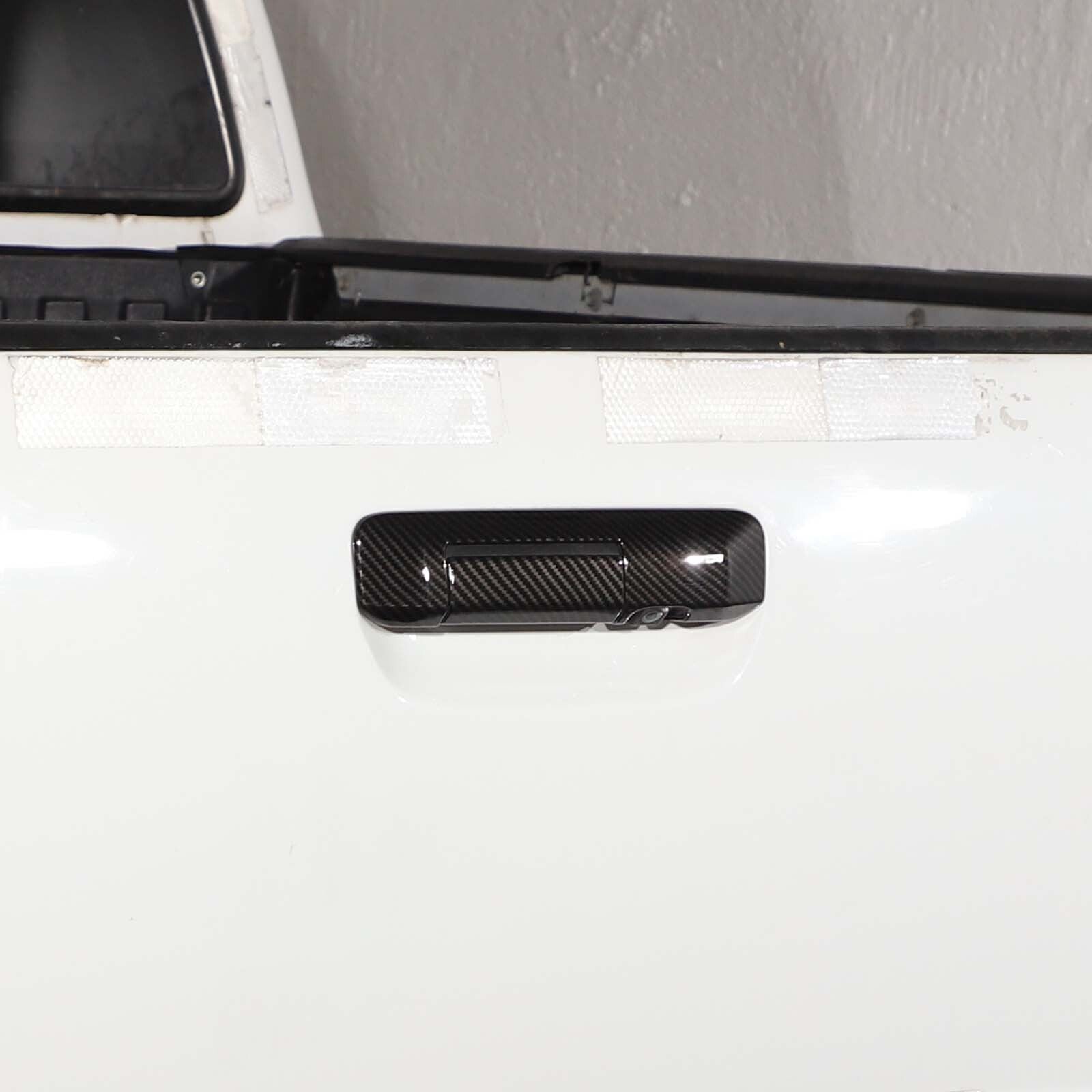 Carbon fiber glass lifting frame button protection cover suitable for Jaguar for F-type 2013-2014- v