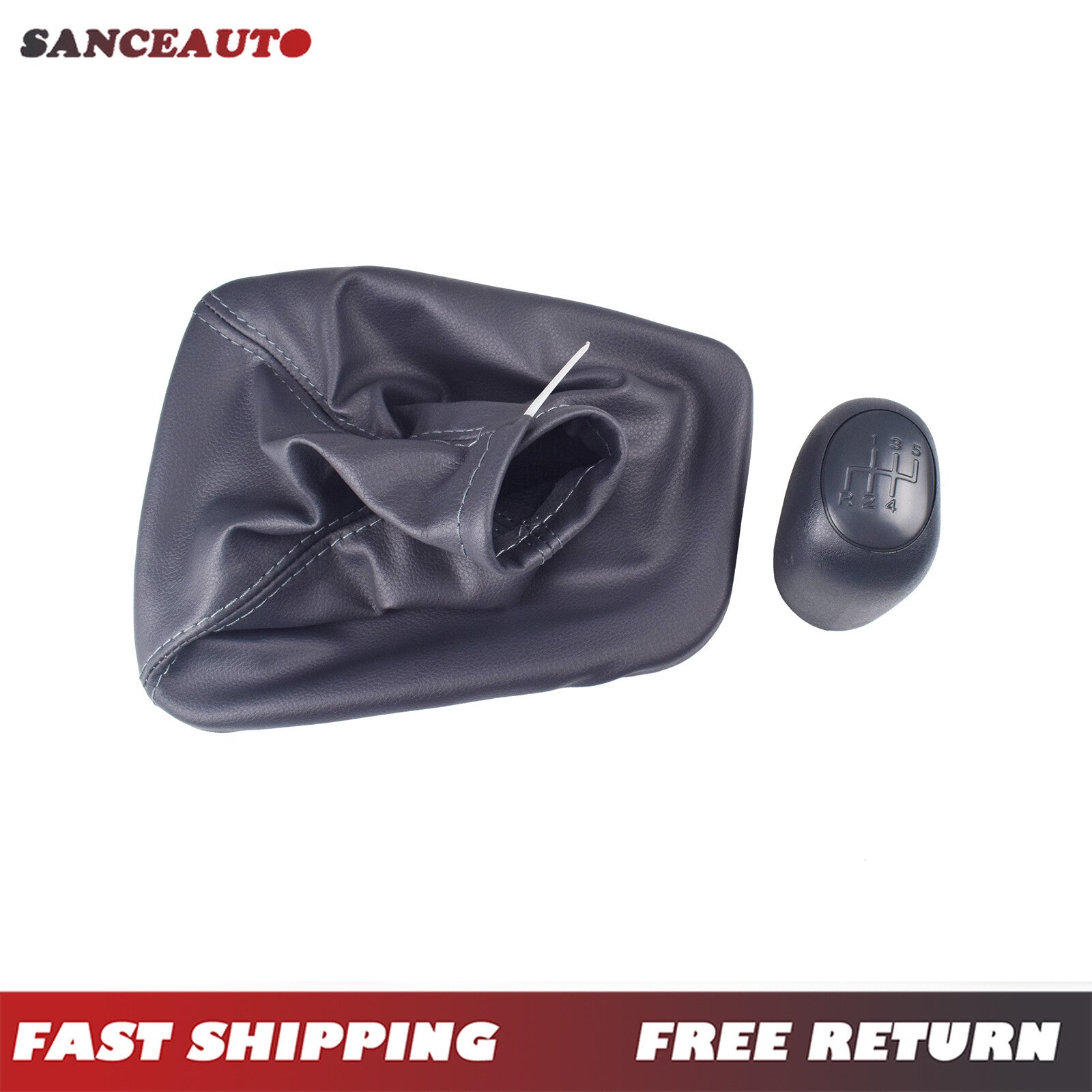 5-speed manual shift paddle with polyurethane synthetic leather for Sprinter 2000 - 2006 - n