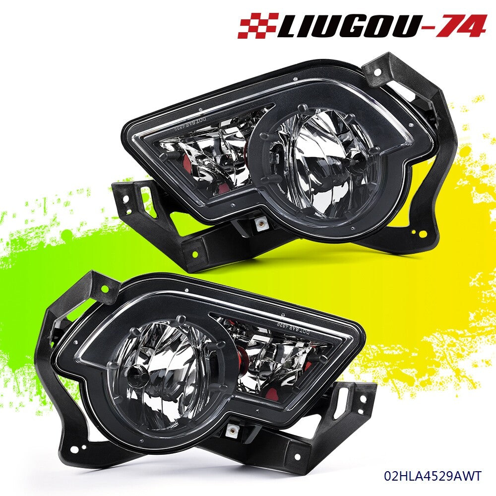Fog lights fit for chevy avalanche 02-06 with body cladding pair with brackets - v