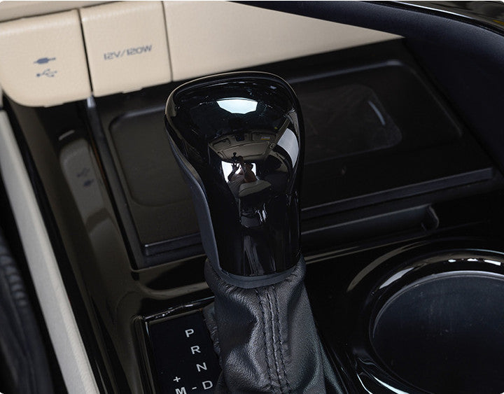 ABS Bright Black Gear Shift Knob Moulding Cover Trim 1P for Toyota for Camry 18-2023