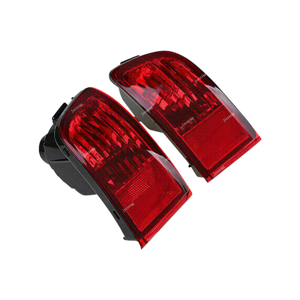 Rear RHLH Tail Bumper Fog Light Housing Fit for Toyota for Land Cruiser Prado 02-09 Red