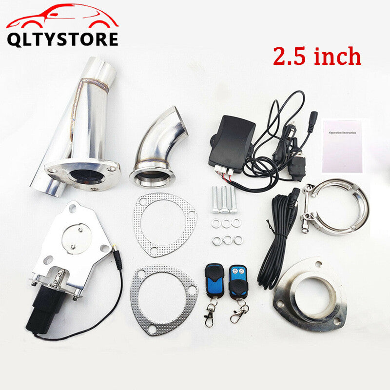 2.5'' Stainless Exhaust Valve shut off Dump Valve Kit Manual & Remote Control Q
