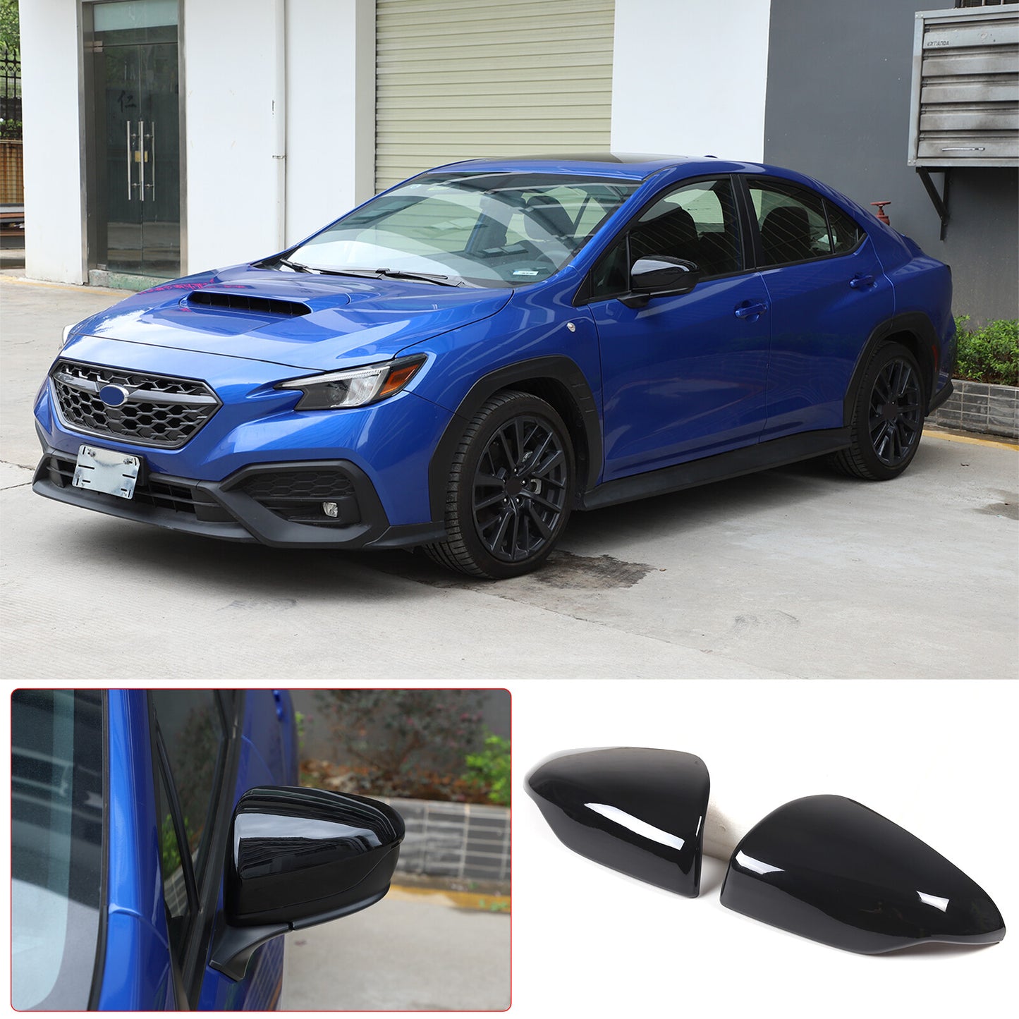 Red carbon fiber gear shifter cover decoration suitable for Supra A90 2019-2022- v