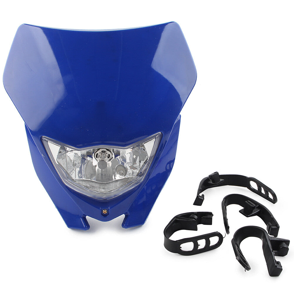Scheinwerfer Fit for Yamaha WRF250/400/426/450 KLX250 TTR250 Offroad Dirt Bike Blau