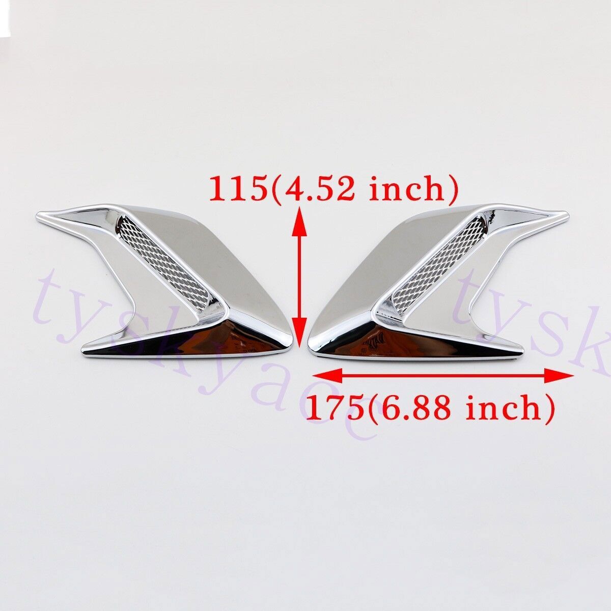 2X Air Vent Inlet  for ford  Explorer Car Body Side Molding Trim Decoration Part