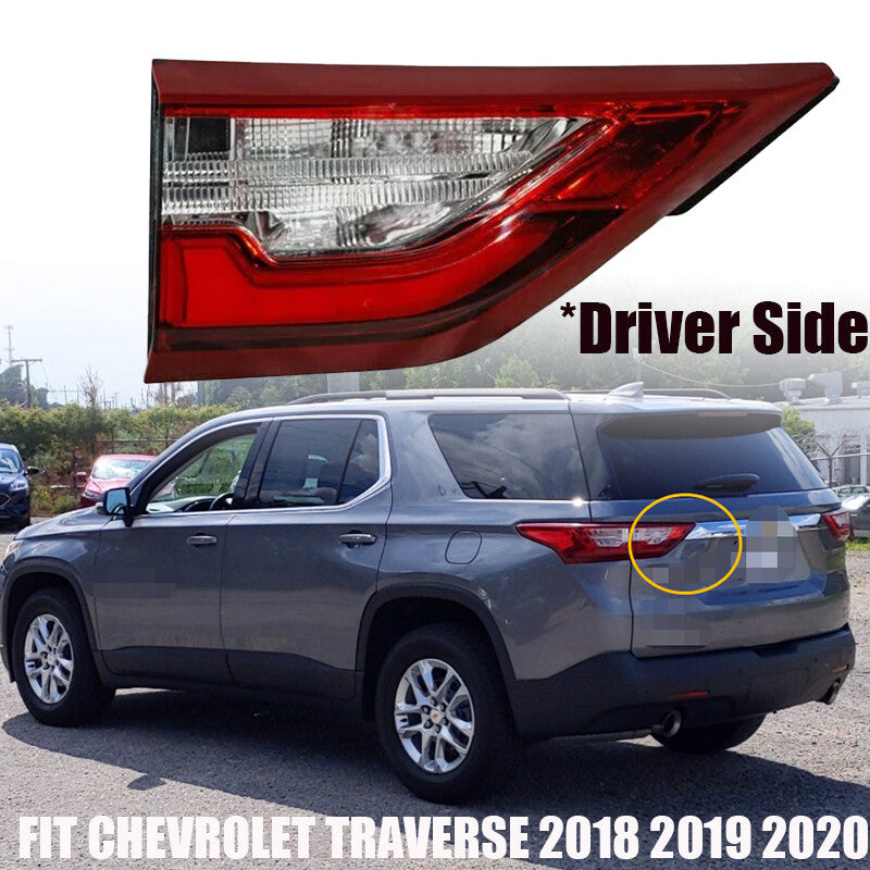 DRIVER LH SIDE INNER TAIL LIGHT LAMP FIT TRAVERSE 2018 2019 2020 n