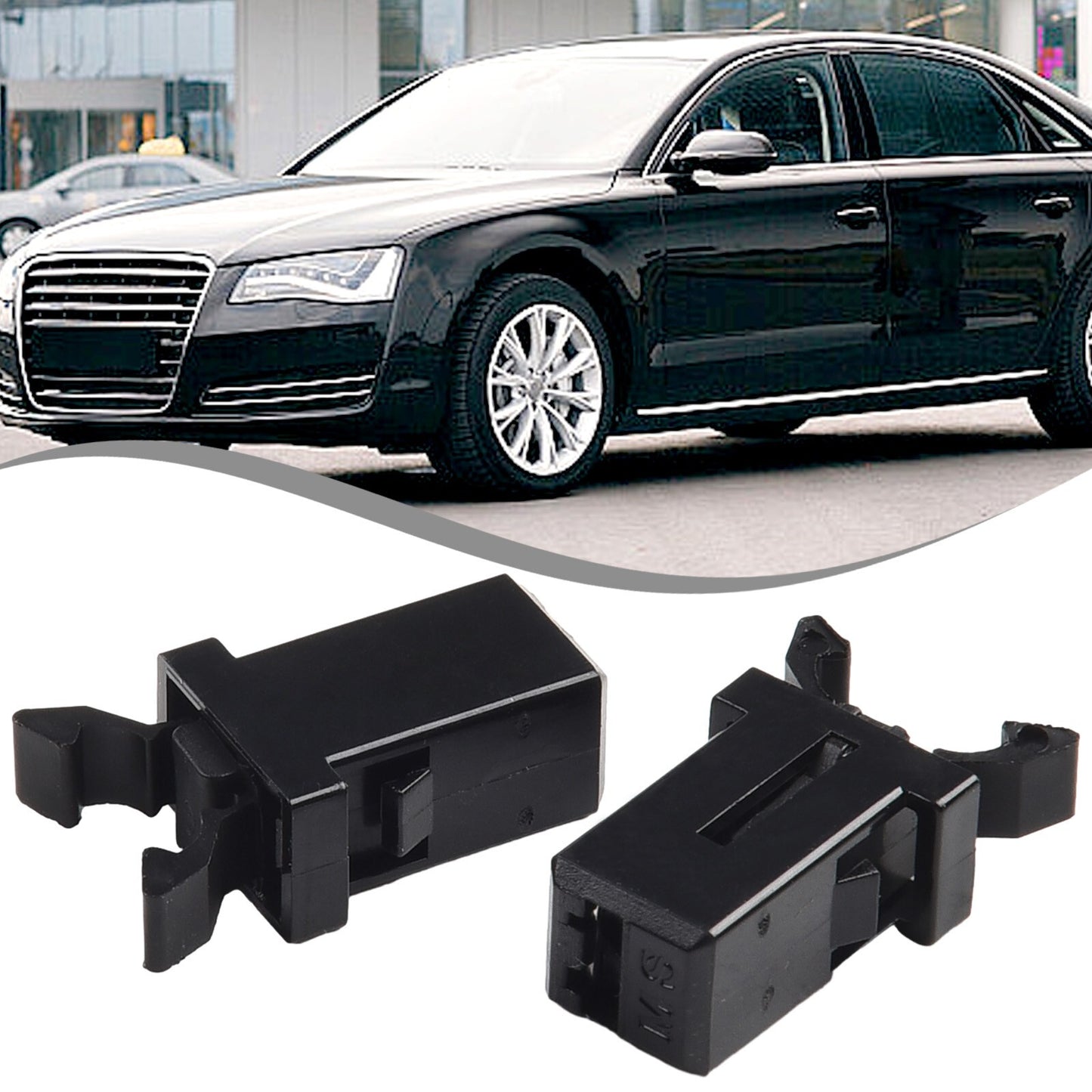 Console Latch Car Sunglasses Holder Sweeper Plastic Metal Auto Accessories